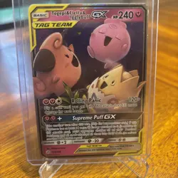 Togepi & Cleffa & Igglybuff GX 143/236 Sm-Cosmic Eclipse Holo NM Pokemon TCG - Image 1