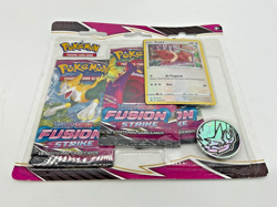 Pokemon TCG Sword & Shield Fusion Strike Eevee 3-Booster Blister Pack Sealed - Image 1