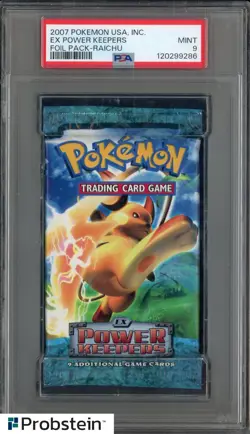 2007 Pokemon Ex Power Keepers Full Art Set Foil Booster Pack Sequential PSA 9-10 - Image 3