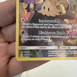 Mimikyu 245/236 Full Art Pokemon Cosmic Eclipse Pokemon TCG NM - Image 4