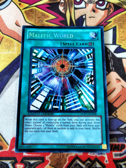 Malefic World ymp1-en008 Ltd Ed (LP) Secret Rare Yu-Gi-Oh! - Image 1