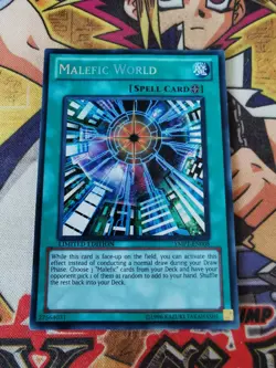 Malefic World ymp1-en008 Ltd Ed (LP) Secret Rare Yu-Gi-Oh! - Image 3