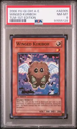 2006 YU-GI-OH! ASIAN-ENGLISH THE LOST MILLENNIUM 1ST ED WINGED KURIBOH PSA 8 - Image 1