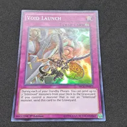 Void Launch SECE-EN072 1st Edition Super Rare NM Near Mint Yu-Gi-Oh! Card - Image 3