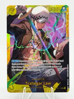 One Piece CCG Trafalgar Law Royal Blood Foil Card OP10-119 - Image 1