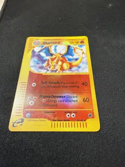 Pokemon TCG Charizard Expedition Base Set Reverse Holo Card 039/165 MP - Image 2