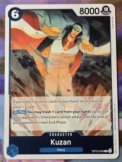 Kuzan OP12-043 R NM One Piece Card Game - Legacy of the Master - English - Image 1