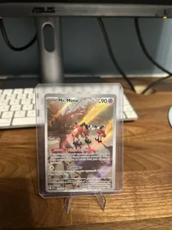Pokemon TCG Mr. Mime 179/165 Scarlet & Violet Holo Card NM Condition - Image 1