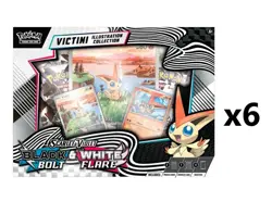 Pokemon Trading Card Unova Victini Illustration Collection Case (6 Box) - Image 1