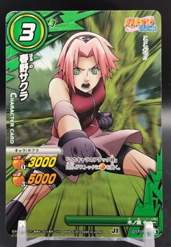 Sakura Haruno /Naruto Miracle Battle Carddas Card BANDAI Japanese TCG 17/102 B - Image 1