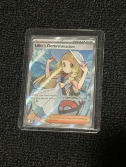 Lillie's Determination SAR 169/132 Pokemon Card Mega Evolution Full Art Trainer - Image 3