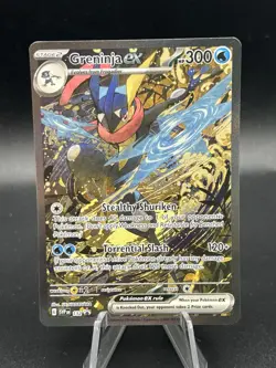 Pokemon SVP132 Greninja EX Full Art Ultra Rare Holo Promo Card NM Condition AG3 - Image 1