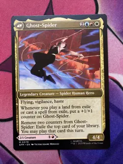 Gwen Stacy 0078 Marvel's Spider-Man Mythic MTG SPM EN M Near Mint Card - Image 3