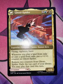 Gwen Stacy 0078 Marvel's Spider-Man Mythic MTG SPM EN M Near Mint Card - Image 4