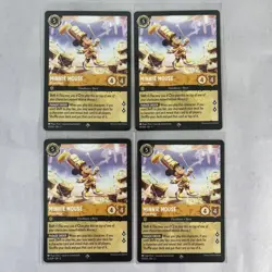 x4 Lorcana Disney 15/204 Minnie Mouse Drum Major Super Rare Card Playset 4x - Image 1