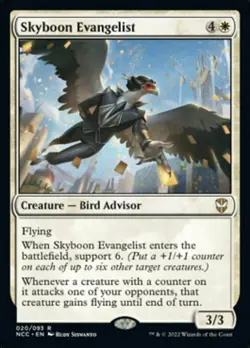 4x Skyboon Evangelist NM-Mint, English Commander: Streets of New Capenna MTG Mag - Image 1
