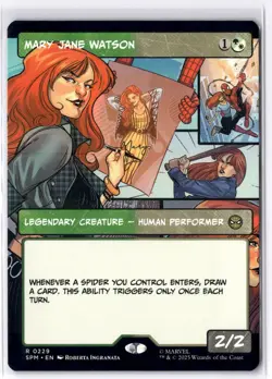 Mary Jane Watson (Borderless) 229 MTG Marvel's Spider-Man Non-Foil NM/M - Image 1