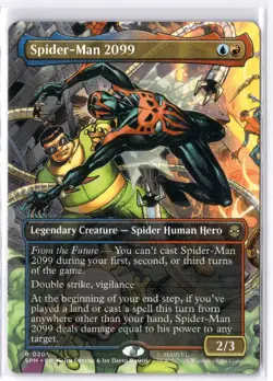 Spider-Man 2099 (0205) (Borderless) 205 MTG Marvel's Spider-Man Non-Foil NM/M - Image 1