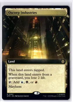 Oscorp Industries (Extended Art) 282 MTG Marvel's Spider-Man Non-Foil NM/M - Image 1