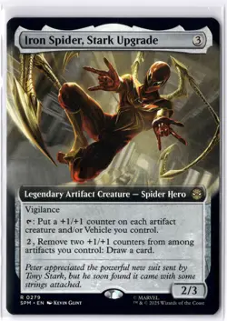 Iron Spider, Stark Upgrade (Extended Art) 279 MTG Marvel's Spider-Man Non-Foil N - Image 1