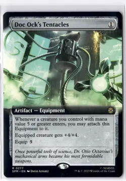 Doc Ock's Tentacles (Extended Art) 277 MTG Marvel's Spider-Man Non-Foil NM/M - Image 1