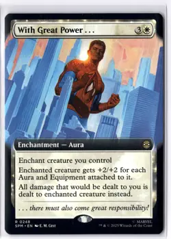 With Great Power... (Extended Art) 248 MTG Marvel's Spider-Man Non-Foil NM/M - Image 1