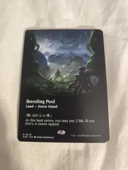 MTG Edge of Eternities Complete Set of Shock Lands Borderless Non-Foil - Image 2