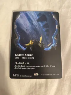 MTG Edge of Eternities Complete Set of Shock Lands Borderless Non-Foil - Image 3