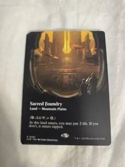 MTG Edge of Eternities Complete Set of Shock Lands Borderless Non-Foil - Image 4