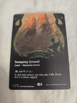 MTG Edge of Eternities Complete Set of Shock Lands Borderless Non-Foil - Image 5