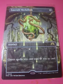 MTG Emerald Medallion (Borderless) Modern Horizons 3 NM - Image 3