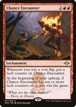 Chance Encounter (Foil Etched) -Foil Near Mint MTG Modern Horizons 2 - Image 1