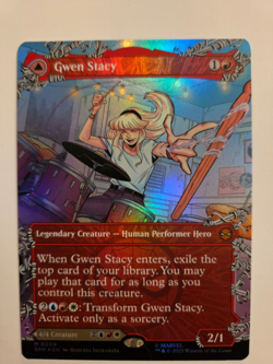 MTG Marvel's Spider-Man Gwen Stacy (0209) (Borderless) Foil - Image 1