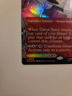 MTG Marvel's Spider-Man Gwen Stacy (0209) (Borderless) Foil - Image 2