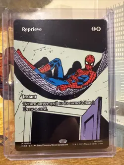 NM Borderless Reprieve, MTG, Marvel's Spider-Man, Magic the Gathering, 5 - Image 1