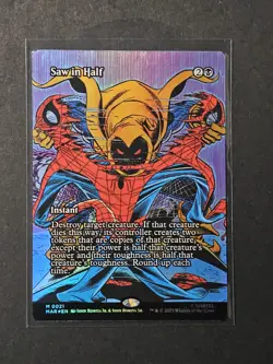 MTG Marvel Universe Eternal-Legal Saw In Half (Borderless Foil) M 21 - Image 1
