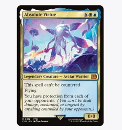 Absolute Virtue - Final Fantasy (FIN) - MTG Mythic Rare #212 | Regular Card - Image 1