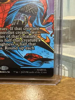 Borderless Saw in Half, MTG, Marvel's Spider-Man, Magic the Gathering, 21 - Image 3