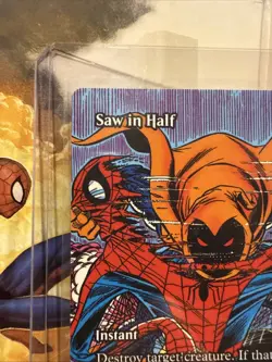 Borderless Saw in Half, MTG, Marvel's Spider-Man, Magic the Gathering, 21 - Image 5