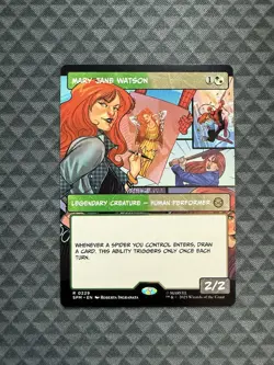 MTG Mary Jane Watson #0229 Borderless Rare Marvel’s Spider-Man (SPM) - Image 1