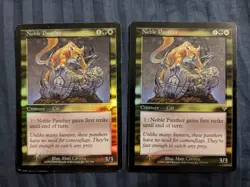 2x Noble Panther - FOIL - Invasion - MTG - Magic the Gathering - Image 1