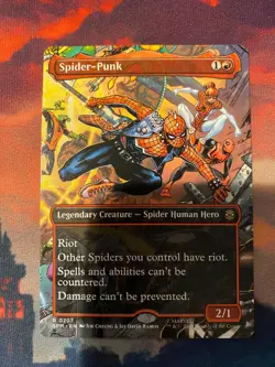 MTG Spider Man Spider Punk Borderless - Image 1