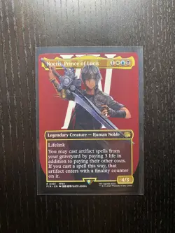 Mtg. Noctis, Prince of Lucis. Borderless. Final Fantasy. Pack Fresh - Image 1