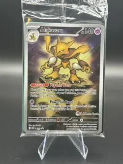 Alakazam Mega Evolution ETB Promo - Pokemon Center Edition - Pokemon TCG Stamp - Image 1
