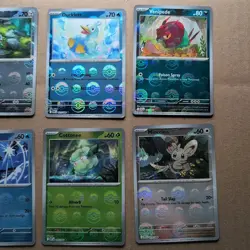 Pokemon English Black Bolt White Flare Pokeball Reverse Holo Lot Of 8 Cards - Image 3
