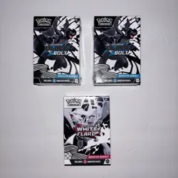 Pokemon Scarlet & Violet Black Bolt White Flare Booster Bundles and Binder - Image 2