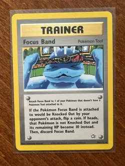 2000 Pokemon Neo Genesis Focus Band Unlimited #86/111 Rare - LP+ - Image 1