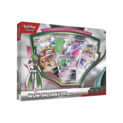 IRON VALIANT EX BOX Pokemon TCG 4 Booster Packs + 4 Foil Promo Cards SEALED NEW - Image 5