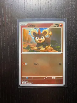 Litleo (Reverse Holo) 023/132 - Mega Evolution - Pokemon - NM/M English - Image 1