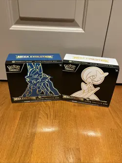2 Mega Evolution Pokemon Center ETB Elite Trainer Box Empty No Packs/promo - Image 1